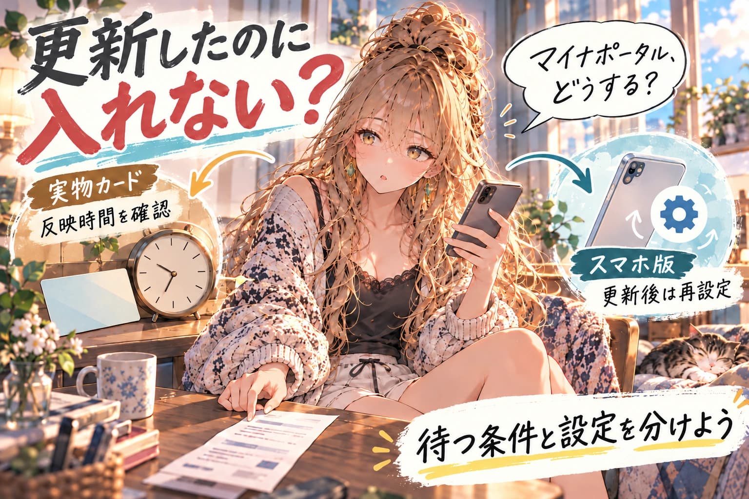 電子証明書を更新したのにマイナポータルへ入れない?1時間・翌々日・スマホ再設定の確認順のヒーロー画像
