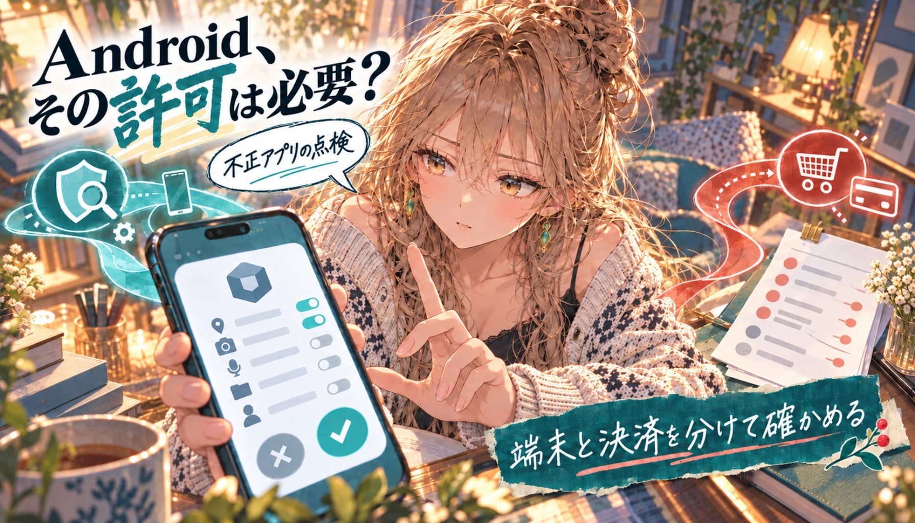 AndroidのVPN・フルコントロールは許可していい?d払い被害の確認手順のヒーロー画像