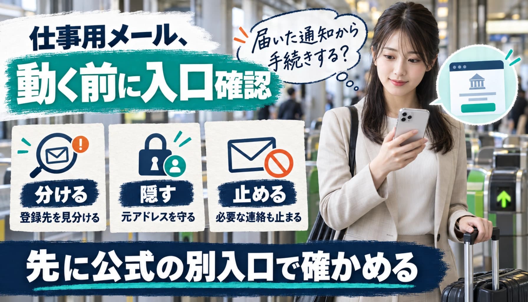JR九州のメール漏えい可能性で何をする?Gmailの+と別名アドレスの使い分けのヒーロー画像