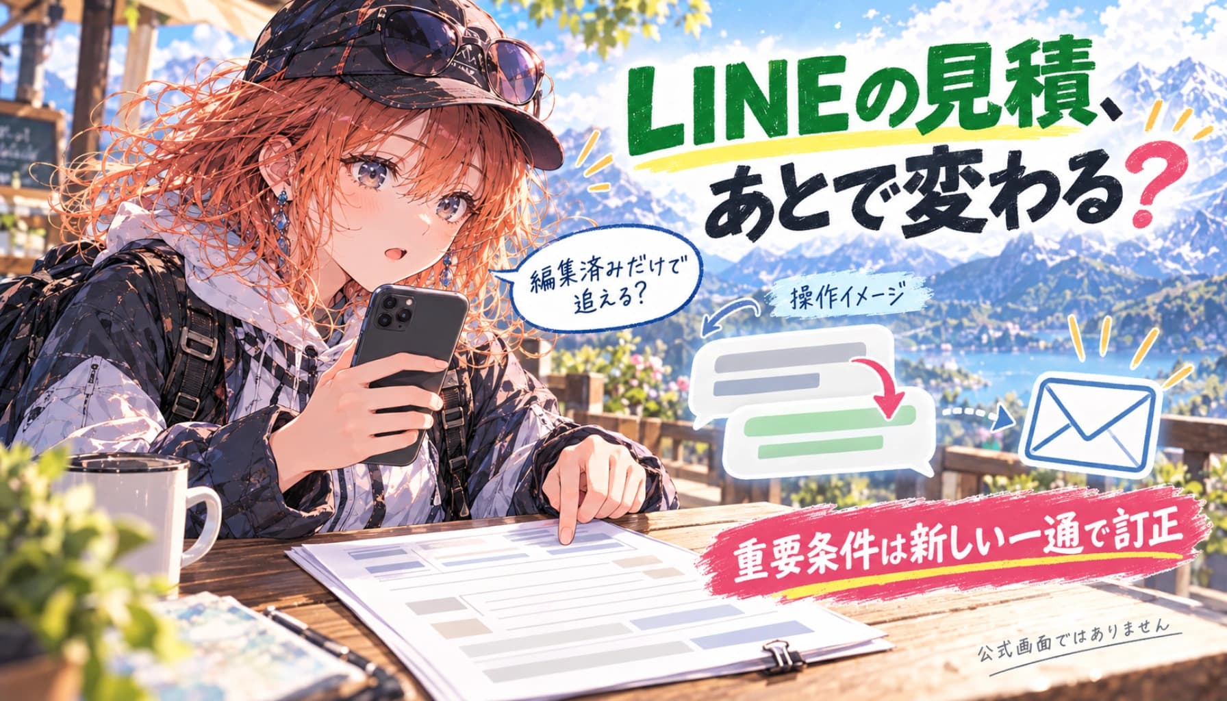 LINEの見積金額は後から変わる?編集履歴の限界と訂正・保存の手順