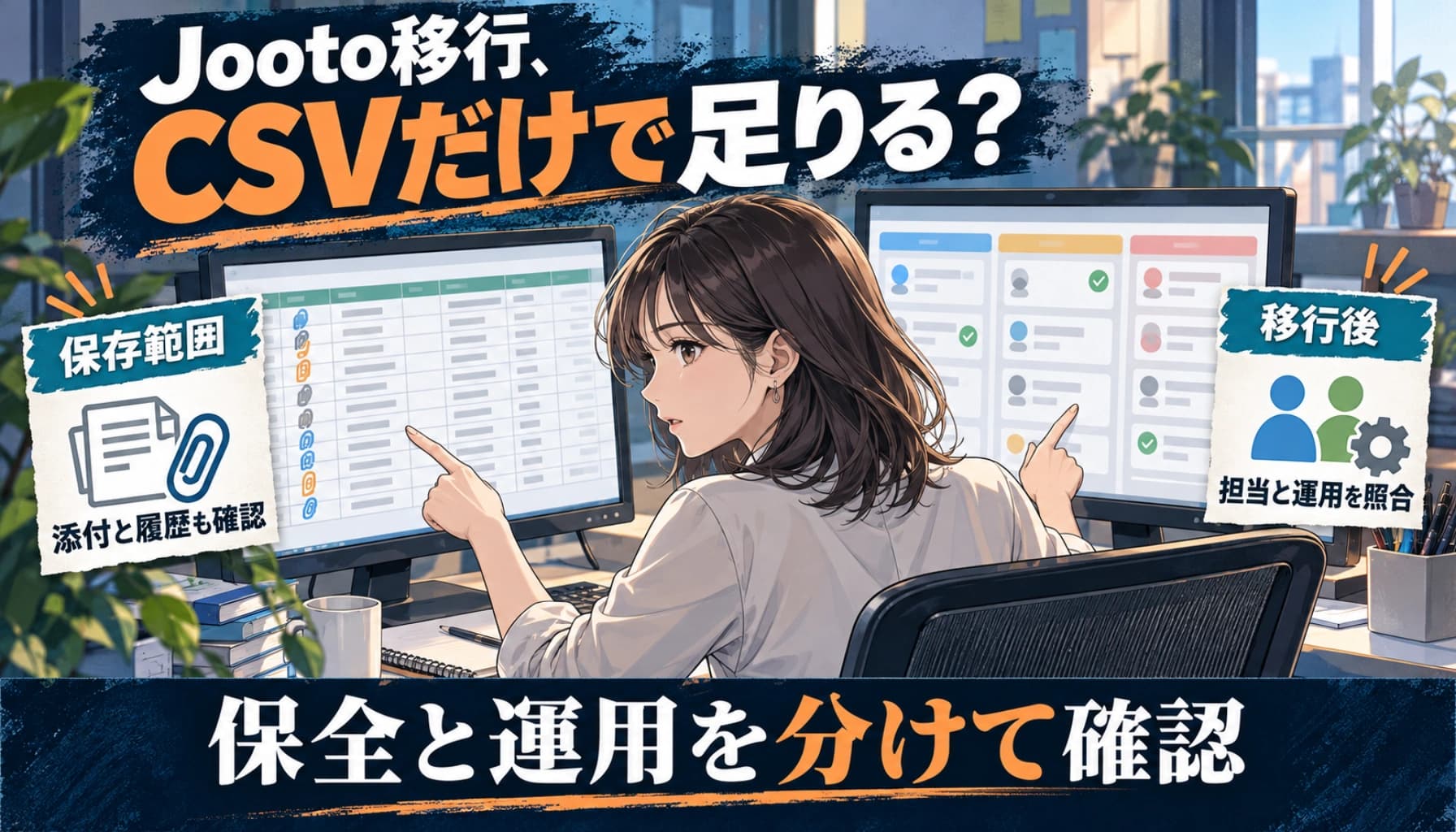 Jooto終了前にCSVだけで足りる?SQLite・Backlog移行で残るものと変わるもののヒーロー画像