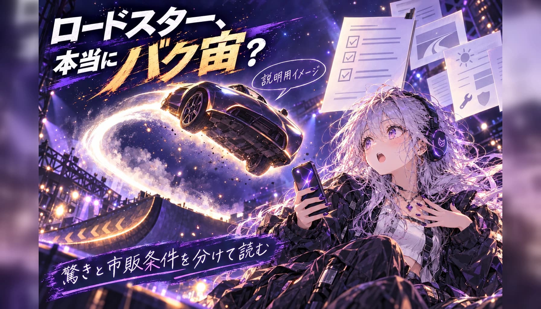 テスラ新型ロードスターはバク宙した?公式デモ動画と補助金の話を整理のヒーロー画像