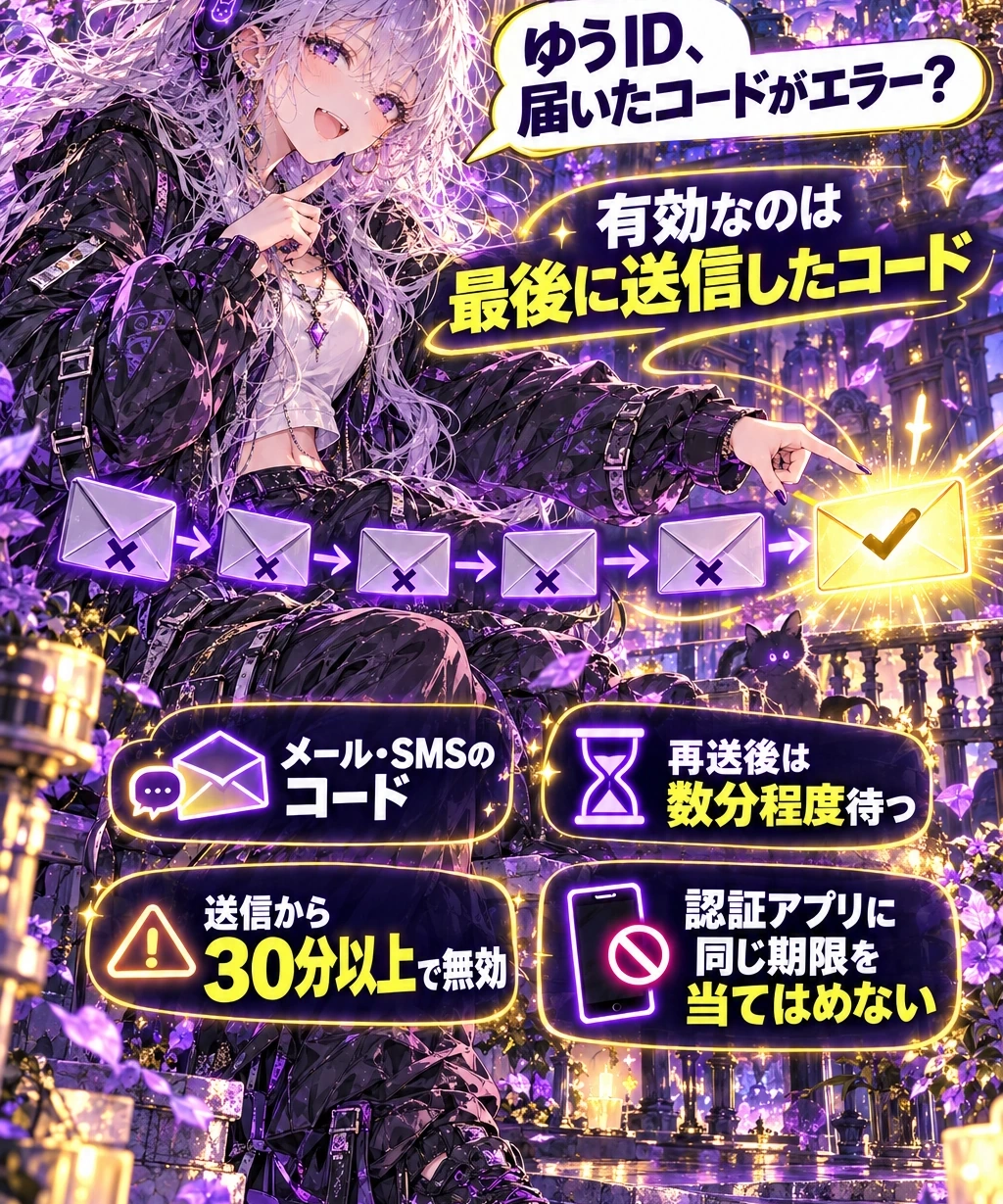 コードが遅れて届いたら、再送回数より新しさを確かめる