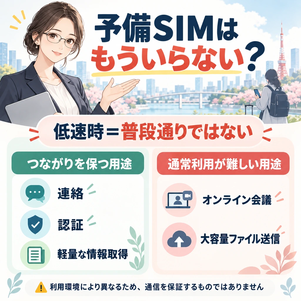 最大300kbpsでできることと難しいことを整理した図解