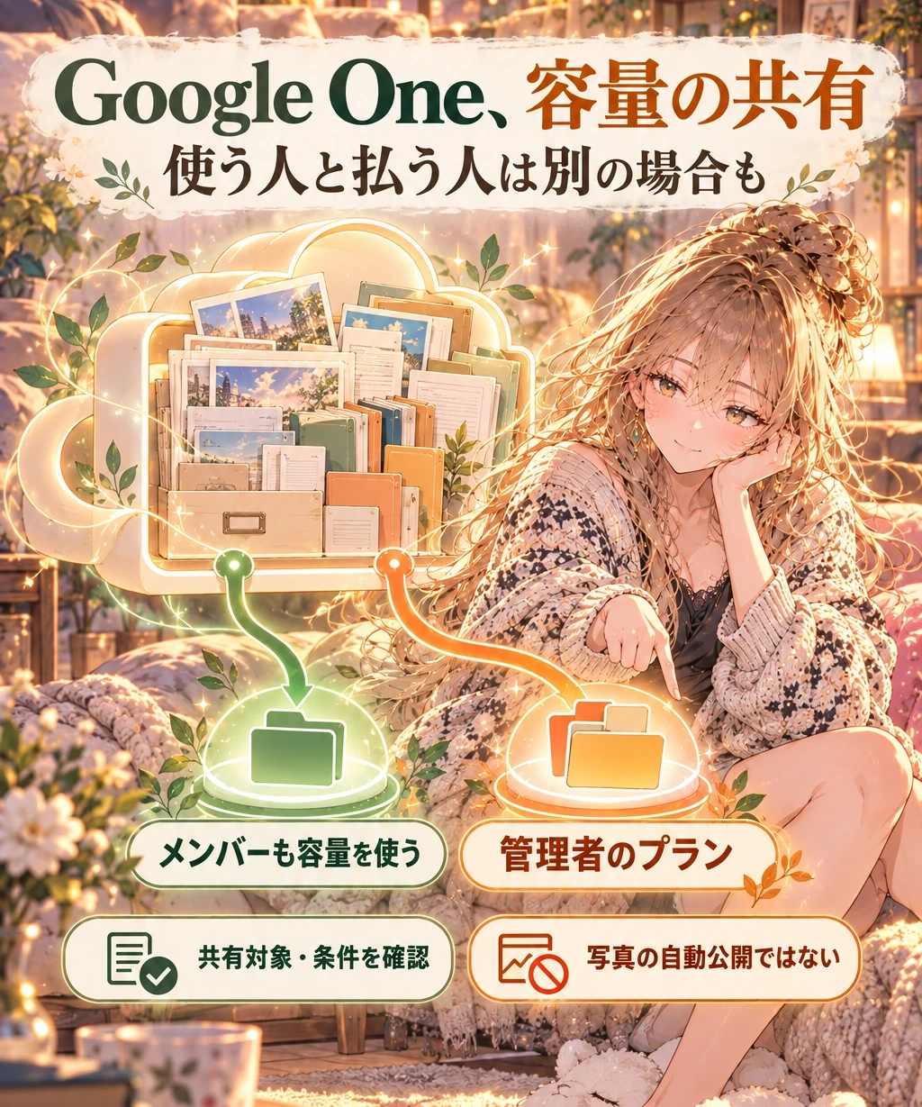 容量が増えていても、自分が払っているとは限らない