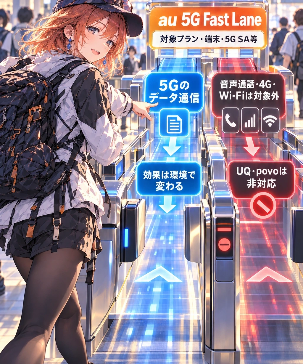 Fast Laneがないと遅い?効く条件と効かない通信