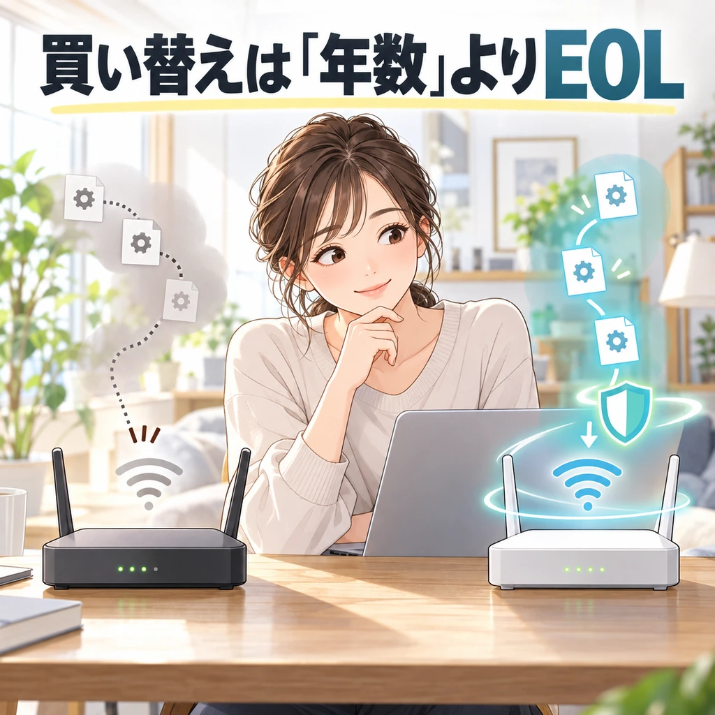 本当に怖いのはEOL後に修正が止まること