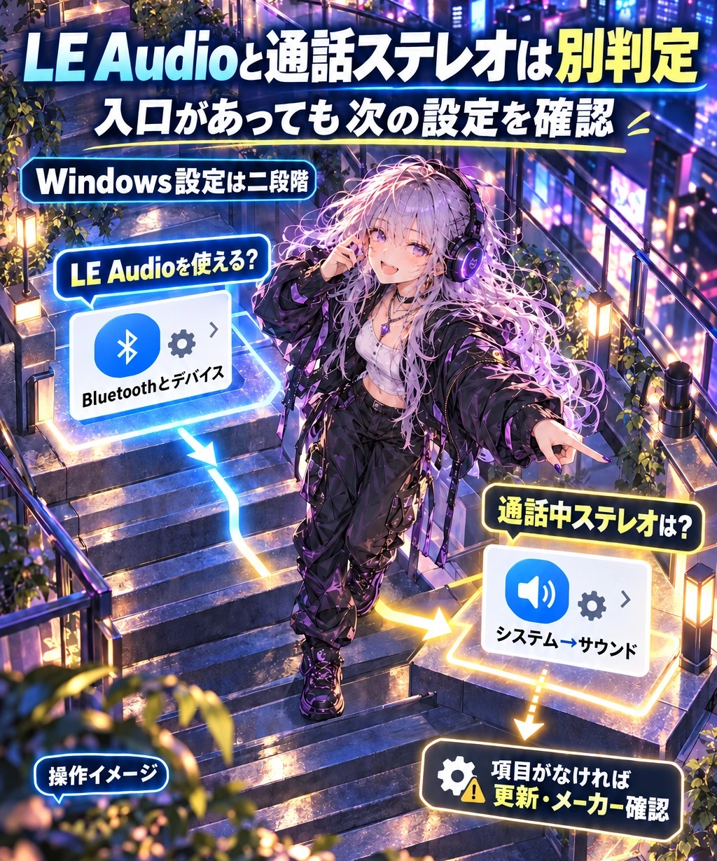 Windows設定は二段階で確かめる