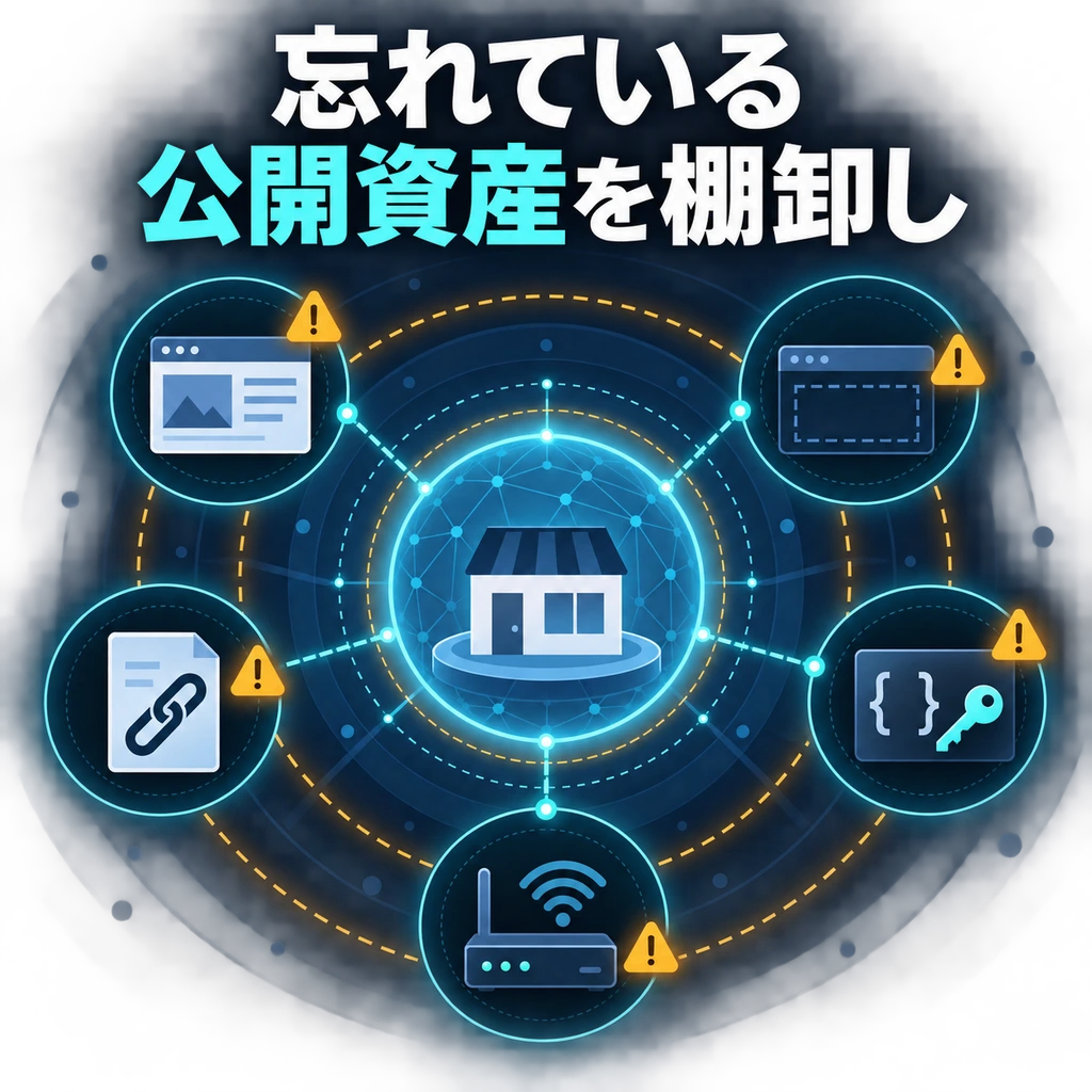 自分でも忘れている公開資産を棚卸しするの図解