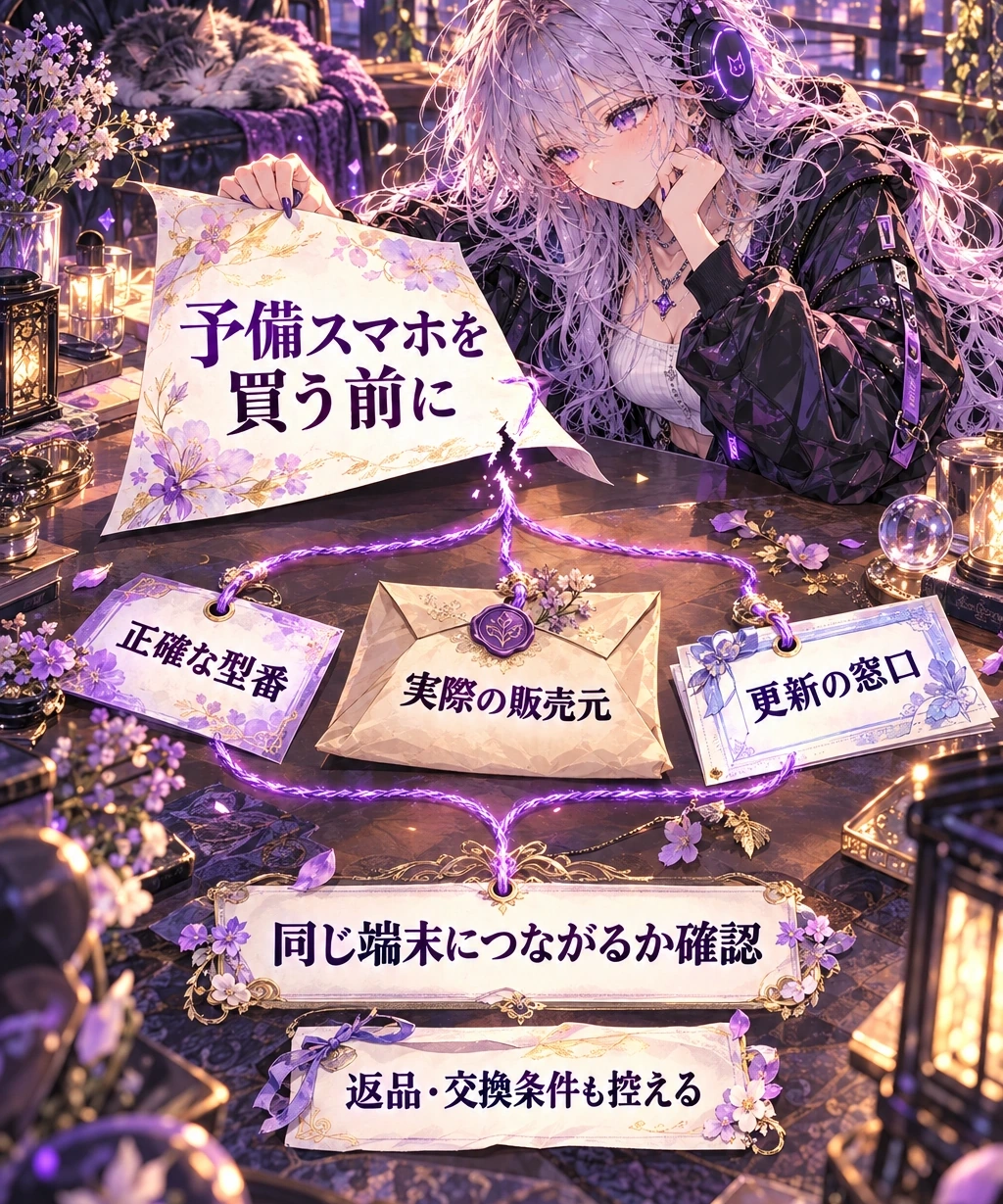 買う前は、商品名より型番・販売元・更新窓口を確かめる